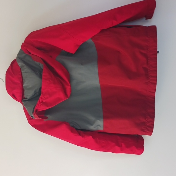 marmont kids red/gray zip up jacket size large - Picture 2 of 7
